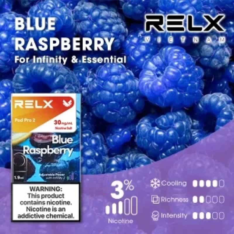  【藍莓味】RELX電子煙6代煙彈 1顆裝 通用4代、五代主